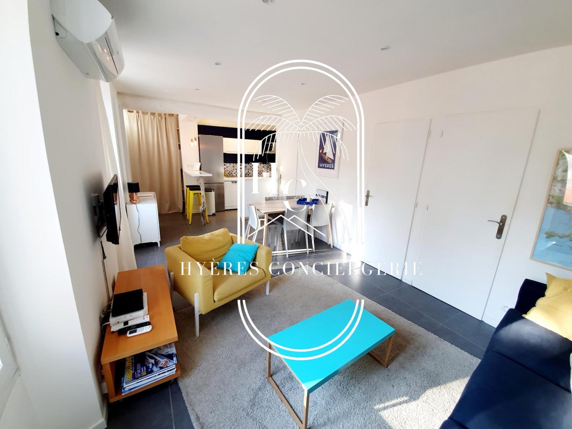 Apartament Petit Moulin-T3 Giens-Clim-Parking Hyères Zewnętrze zdjęcie